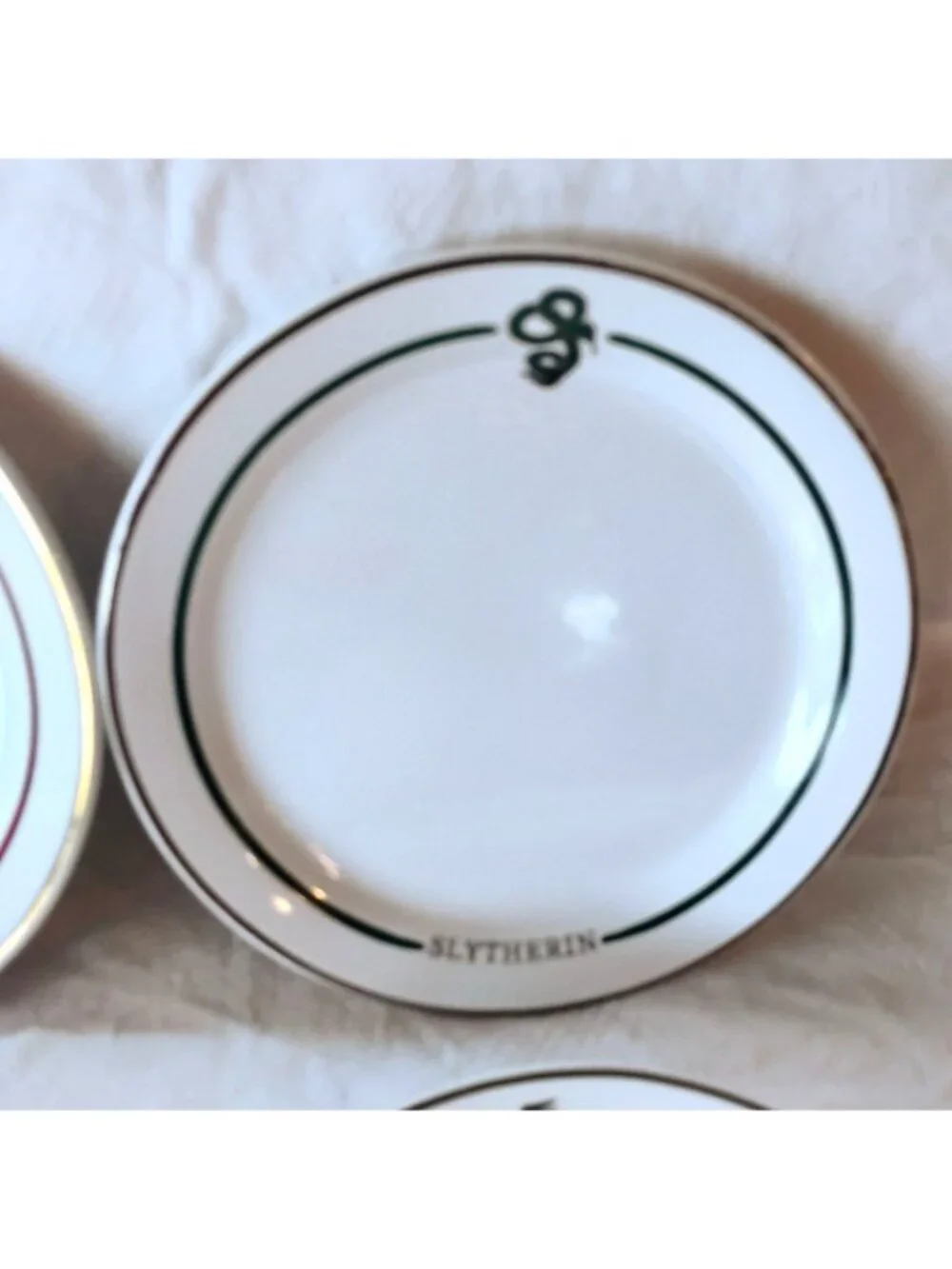 Pottery Barn Harry Potter Hogwarts Houses Stoneware Appetizer Plates Set of 4 - Picture 4 of 9